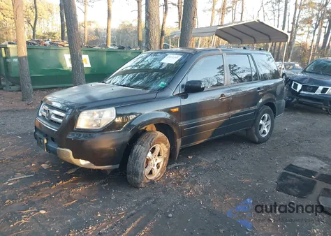 2007 Honda Pilot Ex-L from USA, damaged, VIN 5FNYF18677B024842
